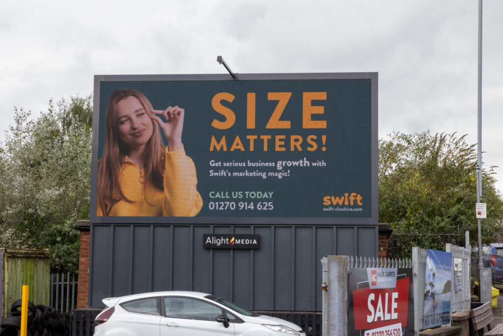 Swift Cheshire billboard